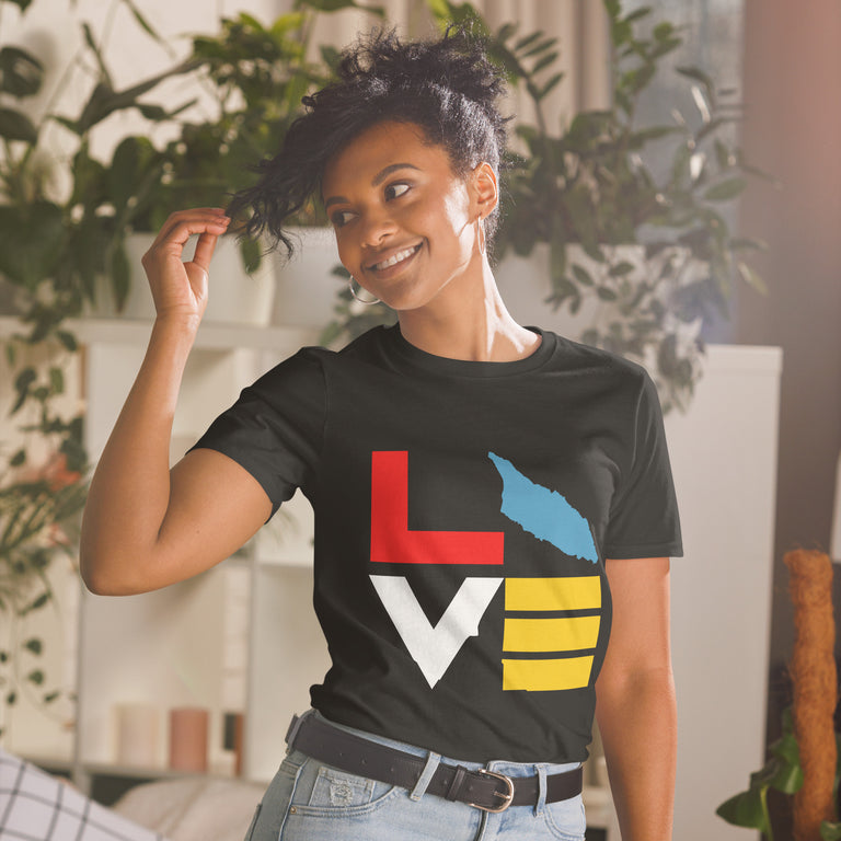LOVE X ARUBA COLOR T-SHIRT